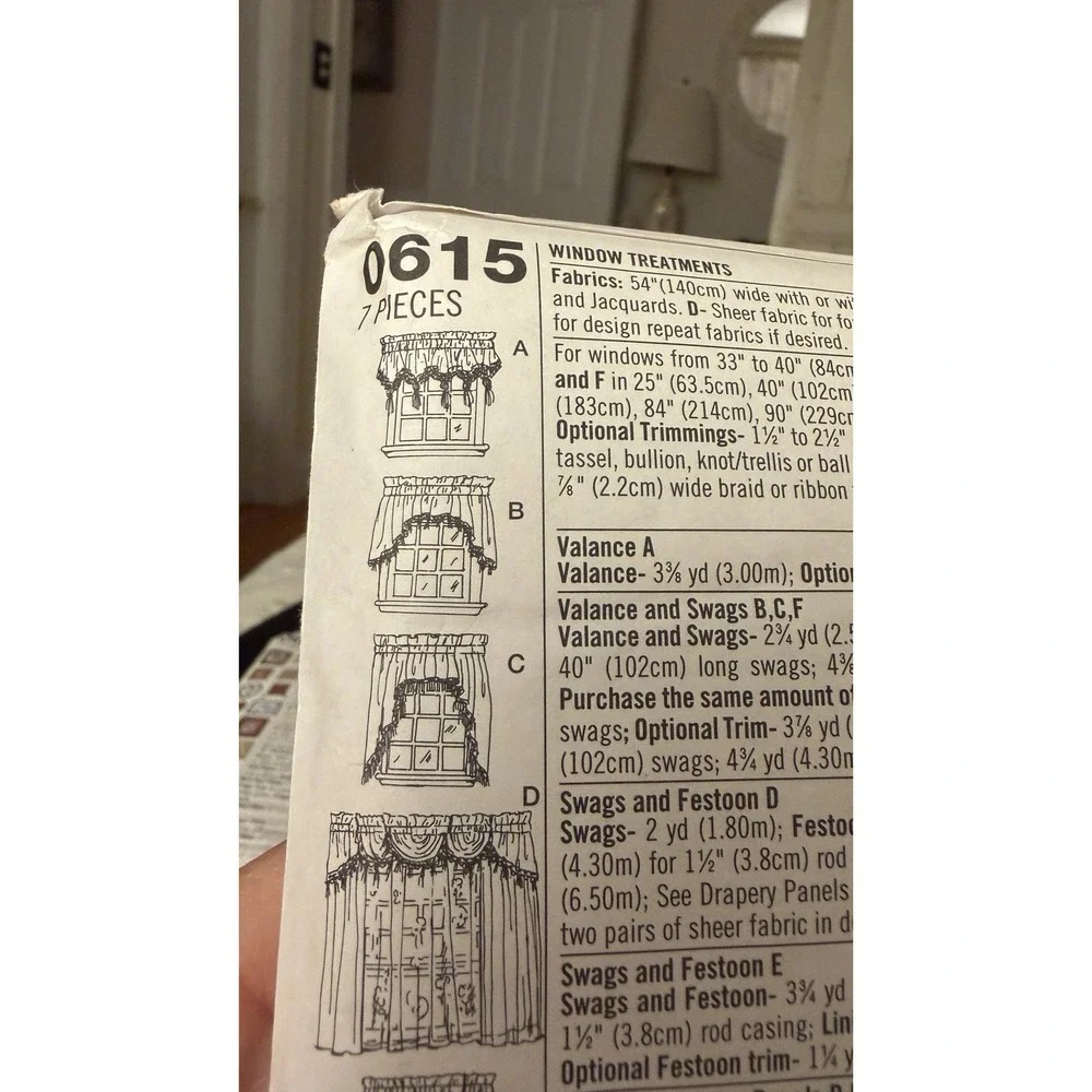 LOT of 5 Vintage Simplicity Sewing Patterns 80s & 90's Home Decorating & Crafts